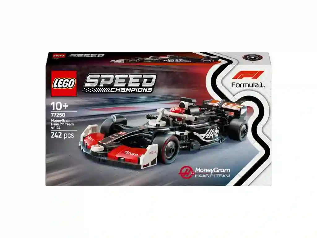 LEGO® 77250 Coche de Carreras Moneygram Haas F1® Equipo VF-24