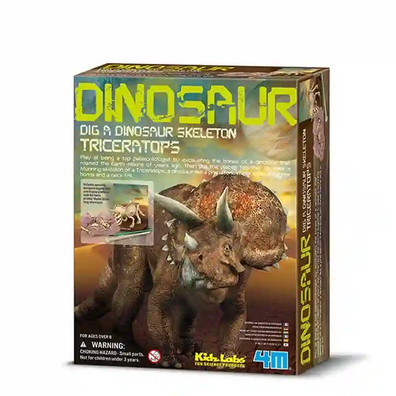 4M Esqueleto de Triceratops