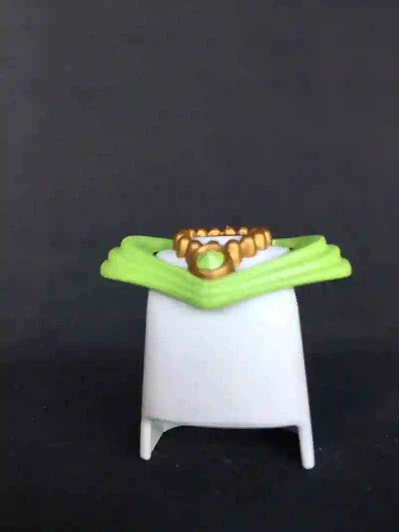 CUELLO_0037, Cuello Dama Collar Verde Lima