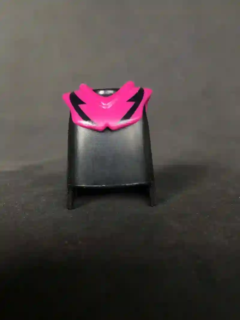 CUELLO_0072, Cuello Medieval Doble Tetón Magenta