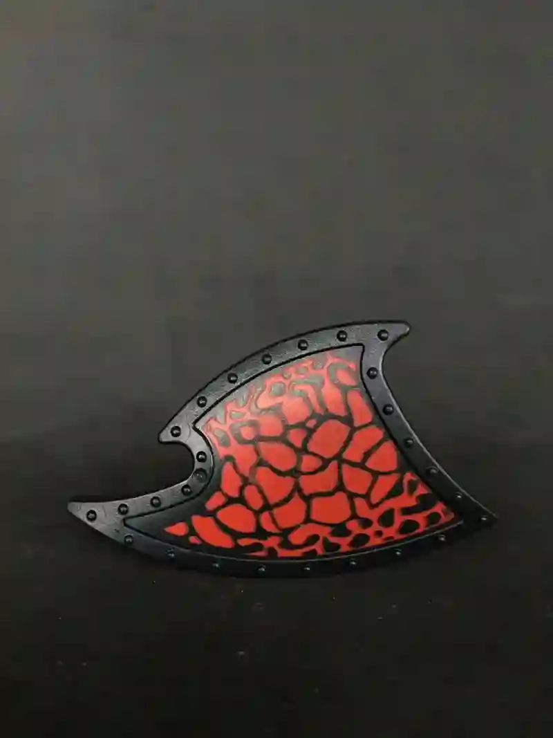 ESCUDO_0007, ESCUDO Irregular Negro y Rojo