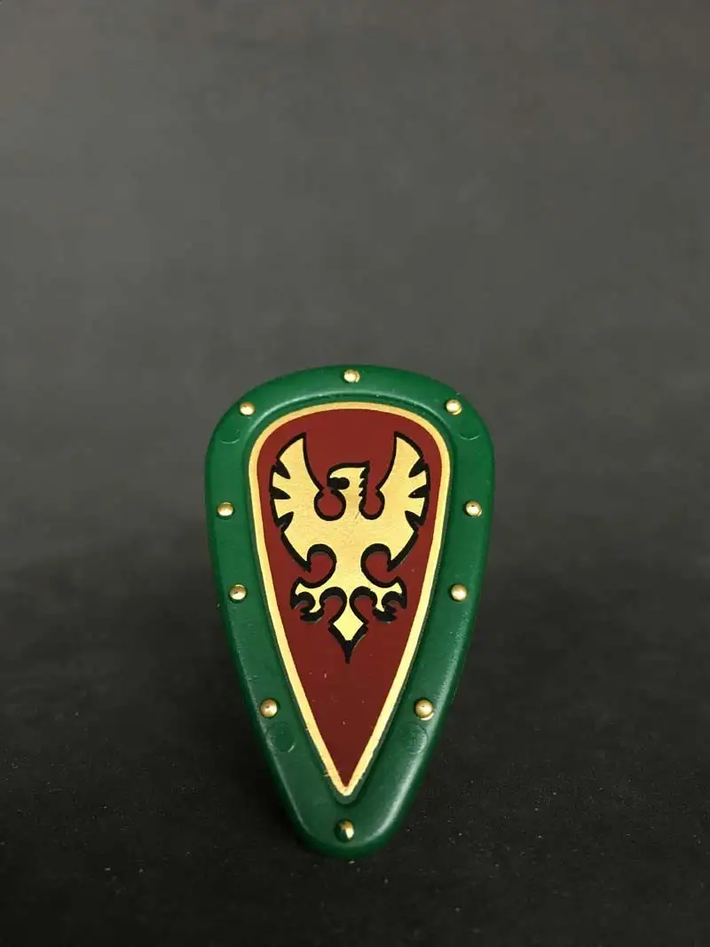 Escudo_0017, Escudo triangular Verde Águila Dorada