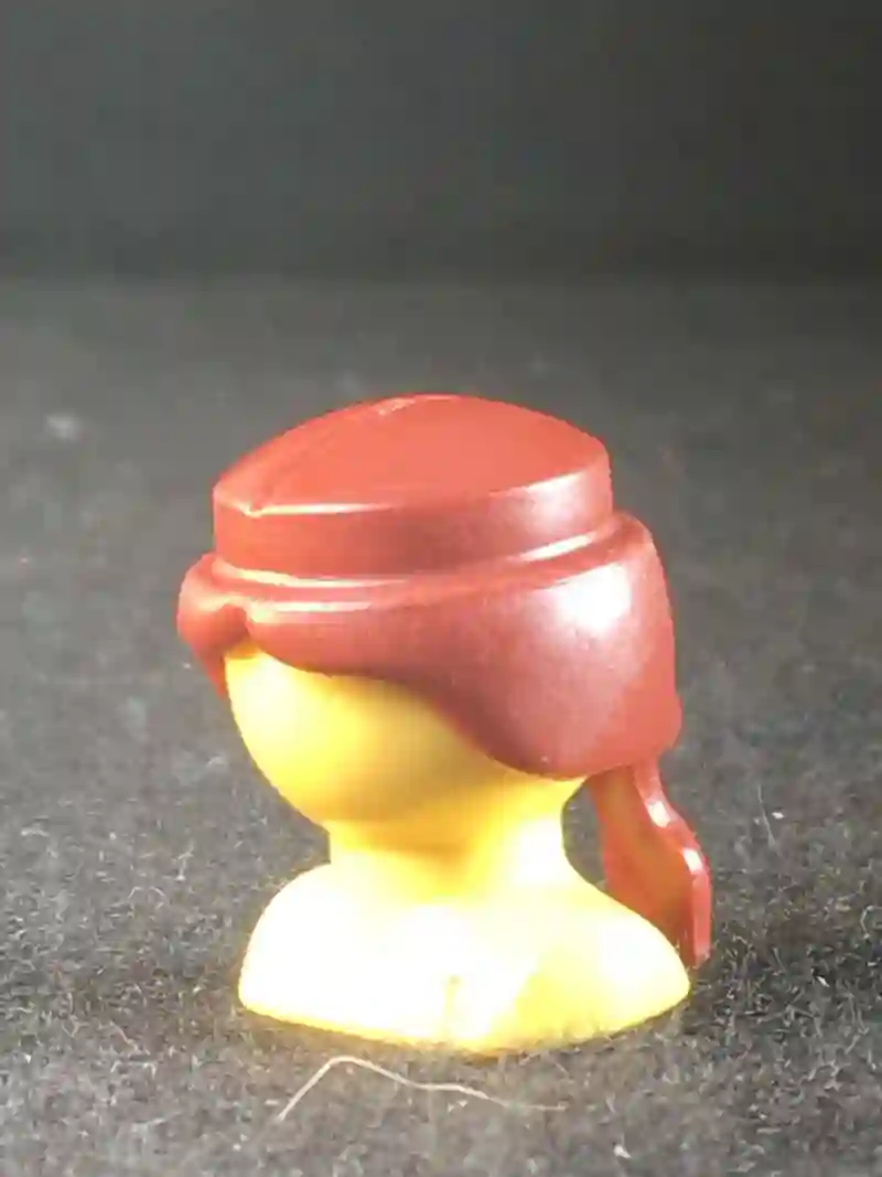 Pl_0252 Pelo Coleta Baja Corta Castaño Rojizo