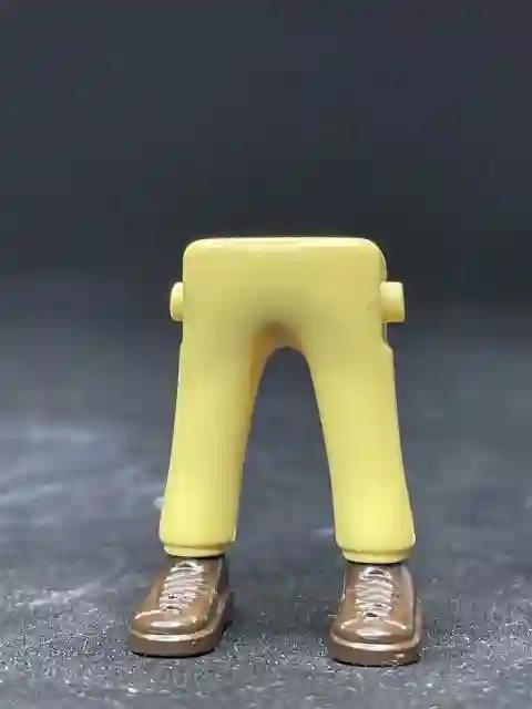 Legs_0482 yellow pants butter brown shoe