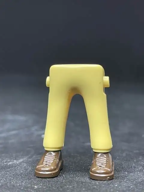 Legs_0482 yellow pants butter brown shoe