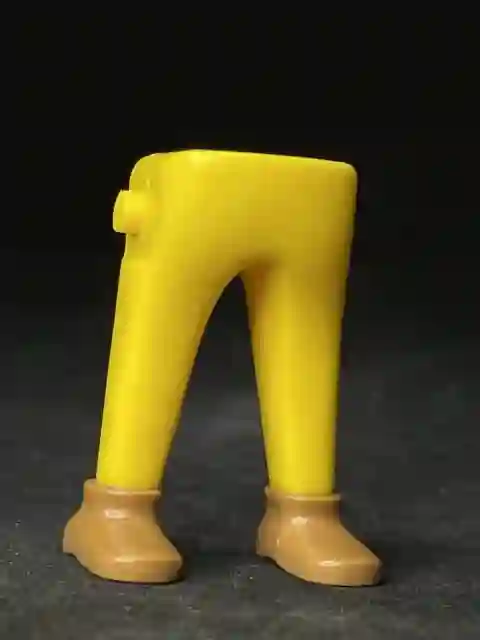 Piernas_0561 Pantalón Amarillo Gordo Botín Tostado
