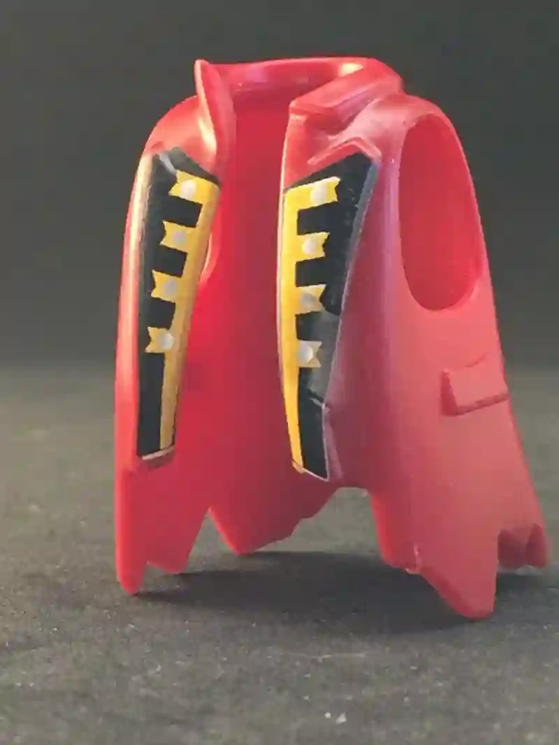 TORSO_0062 Chaqué Jirones Rojo