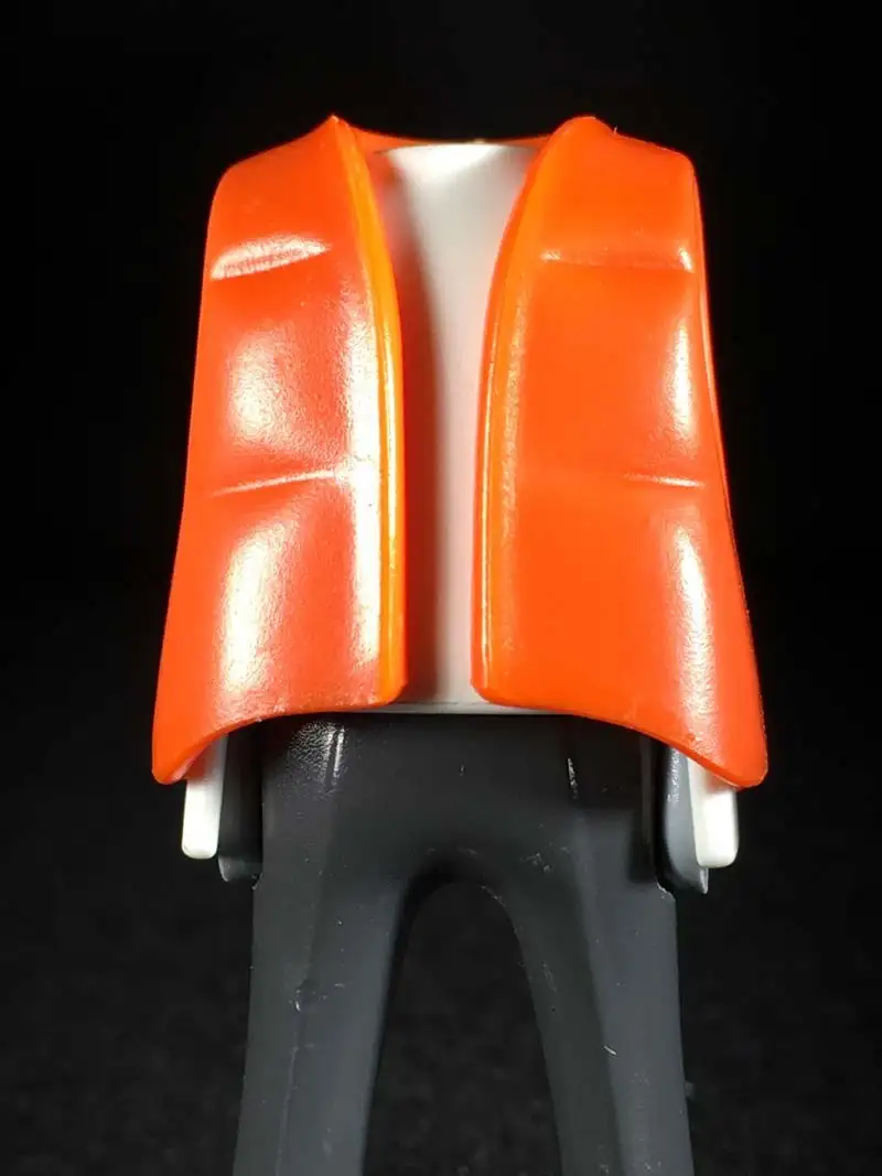 Torso_0094 Chaleco Acolchado Naranja