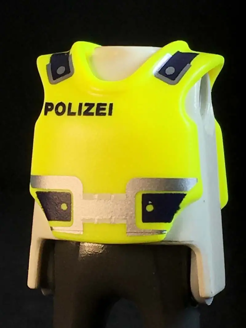 Torso_0150 Chaleco Amarillo Flúor Polizei