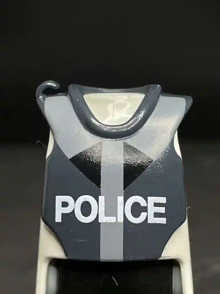 TORSO_0353 Chaleco Policía Gris Oscuro POLICE