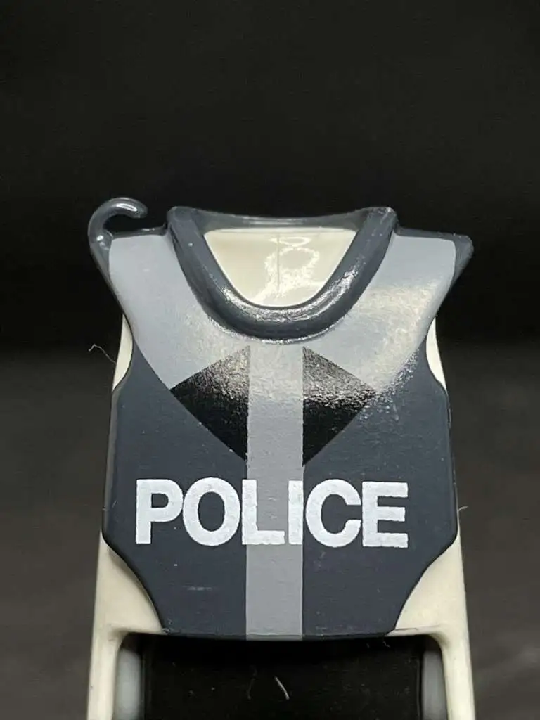 TORSO_0353 Chaleco Policía Gris Oscuro POLICE