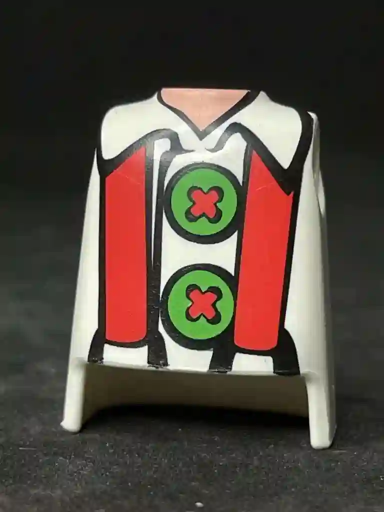 TORSO_0394 Torso Blanco Payaso