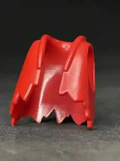 TORSO_0482 Chaleco Jirones Rojo