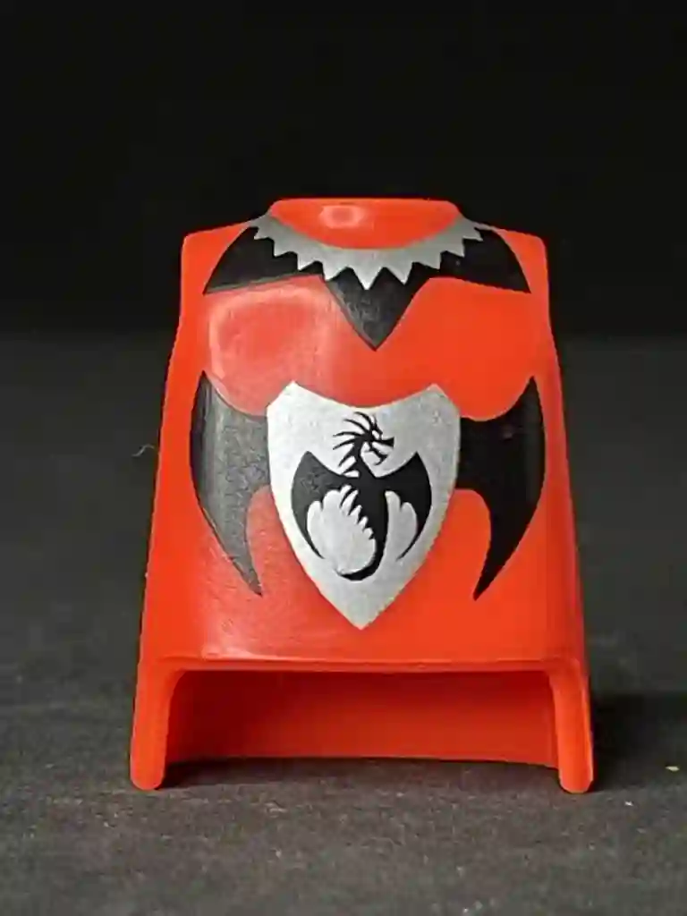 Torso_0505 torso naranja dragón alado