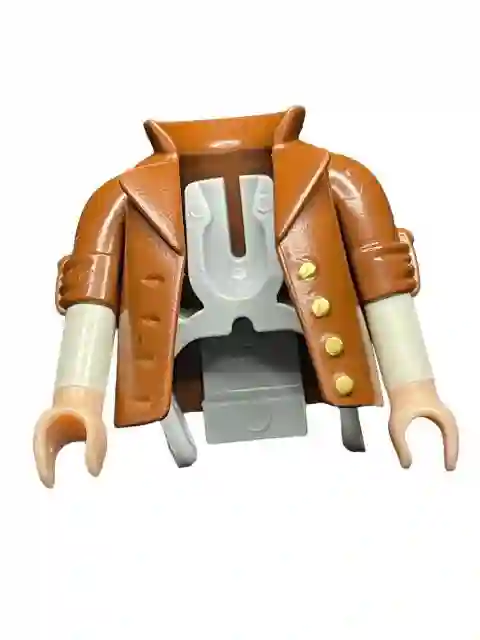 TORSO_0554 Set Torso y Brazos Chaqueta Marrón Chocolate