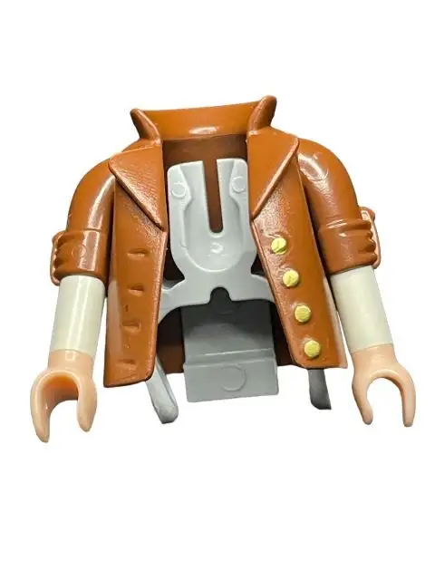 TORSO_0554 Set Torso y Brazos Chaqueta Marrón Chocolate