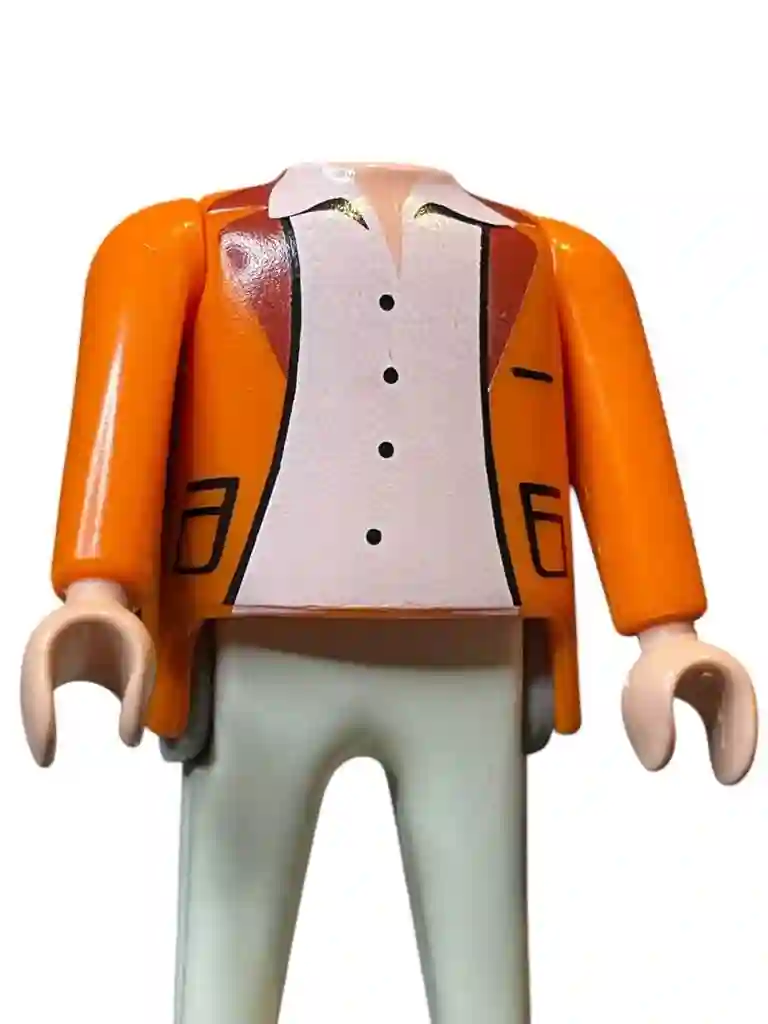 TORSO_0609 Set Torso Naranja Chaqueta Abierta
