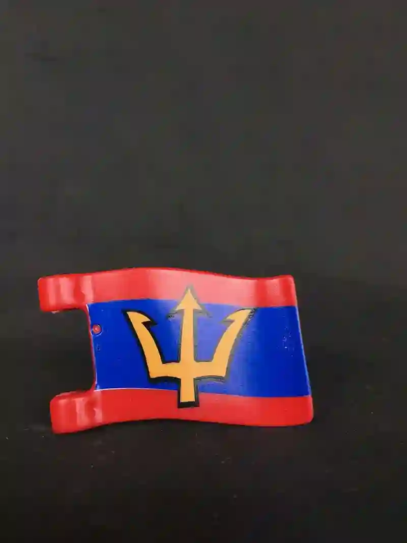 BA_0030 BANDERA ROJA TRIDENTE