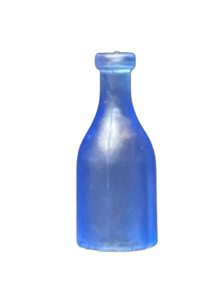 MC_1688 Botella azul translucida