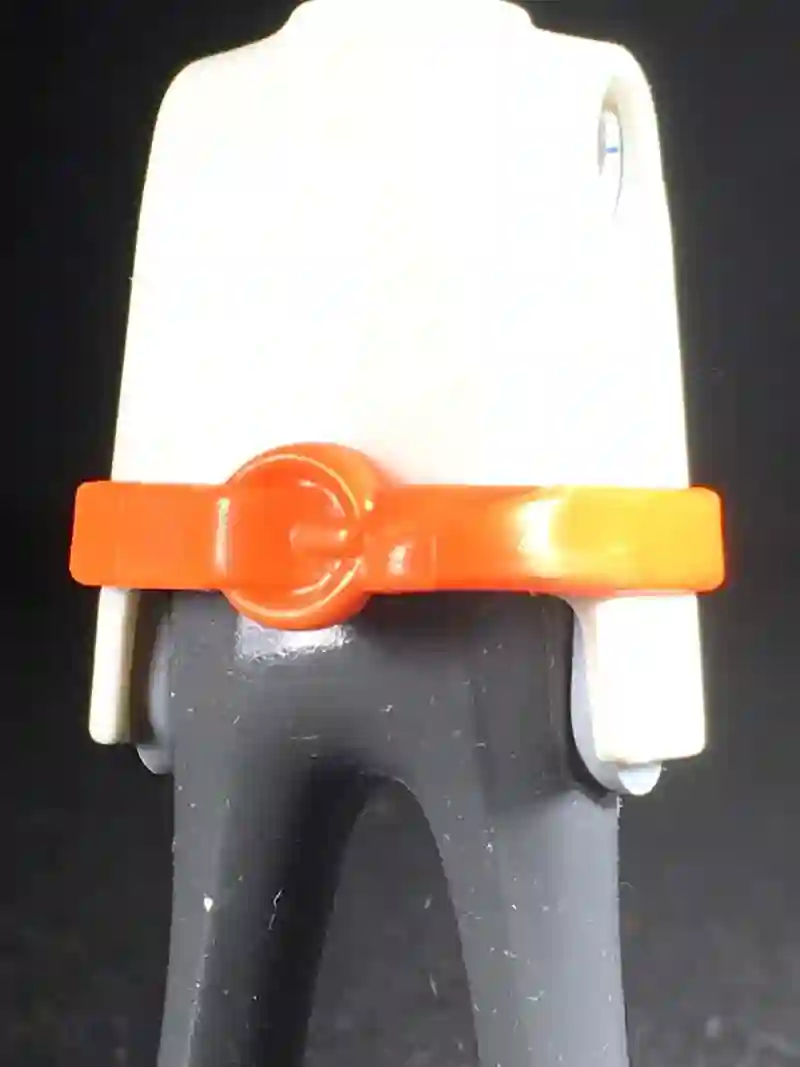 Cinto_0055 Cinturón Porta Espadas Naranja