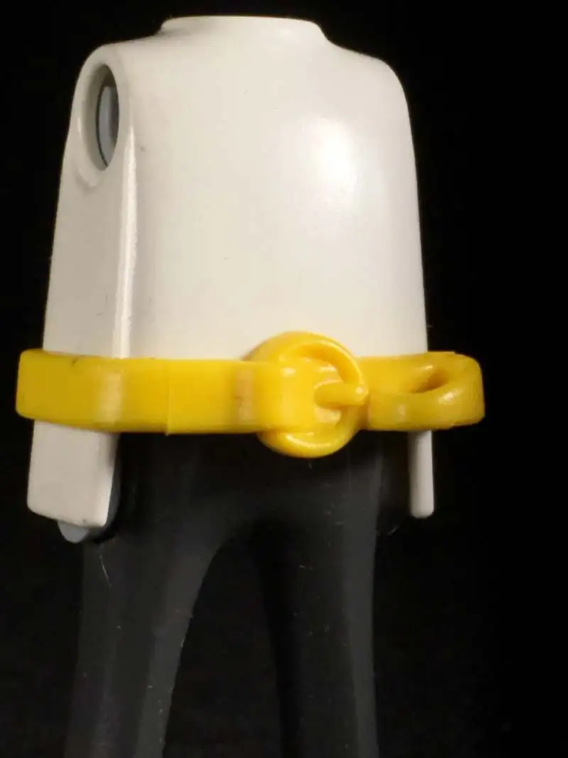 Cinto_0058 Cinturón Porta Espadas Amarillo