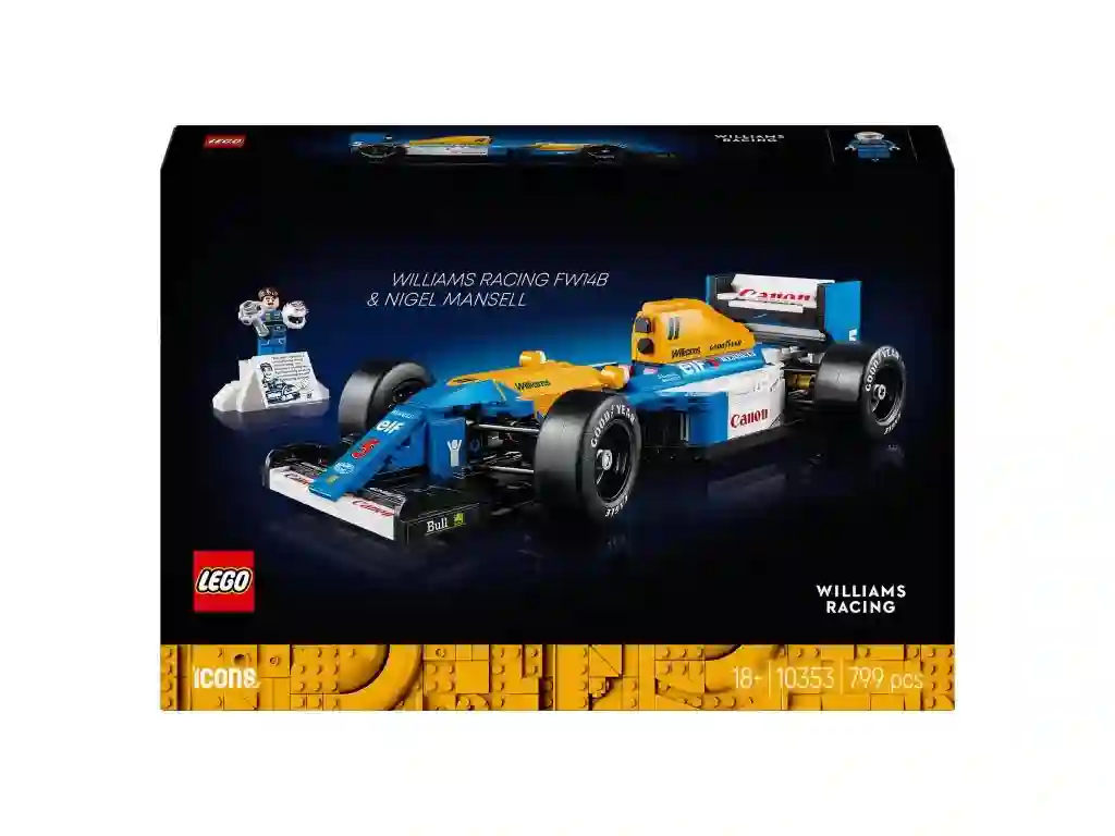 LEGO® 10353 Williams Racing FW14B y Nigel Mansell