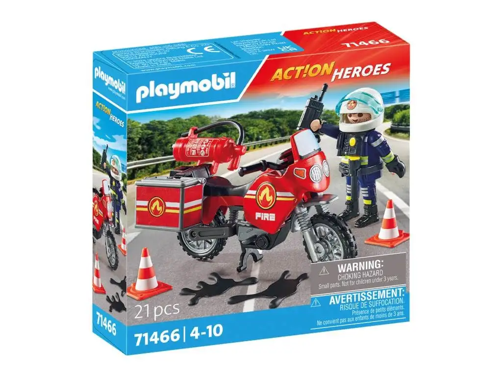 Playmobil® 71466 Moto de Bomberos