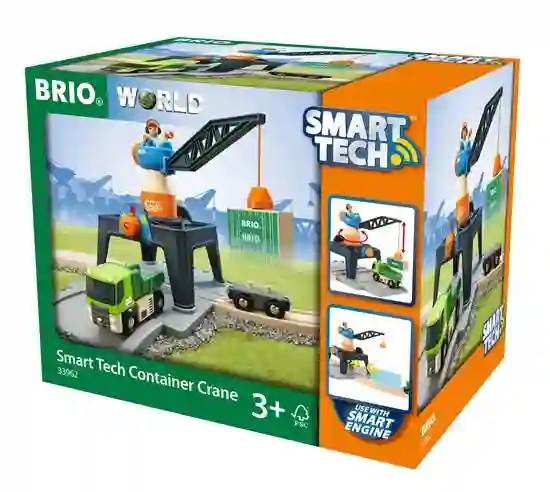 BRIO® 33962 Grúa de contenedores Smart Tech