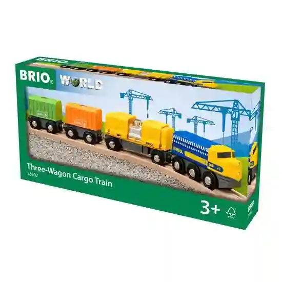 Brio® 33982 Tren de Mercancías de Tres vagones