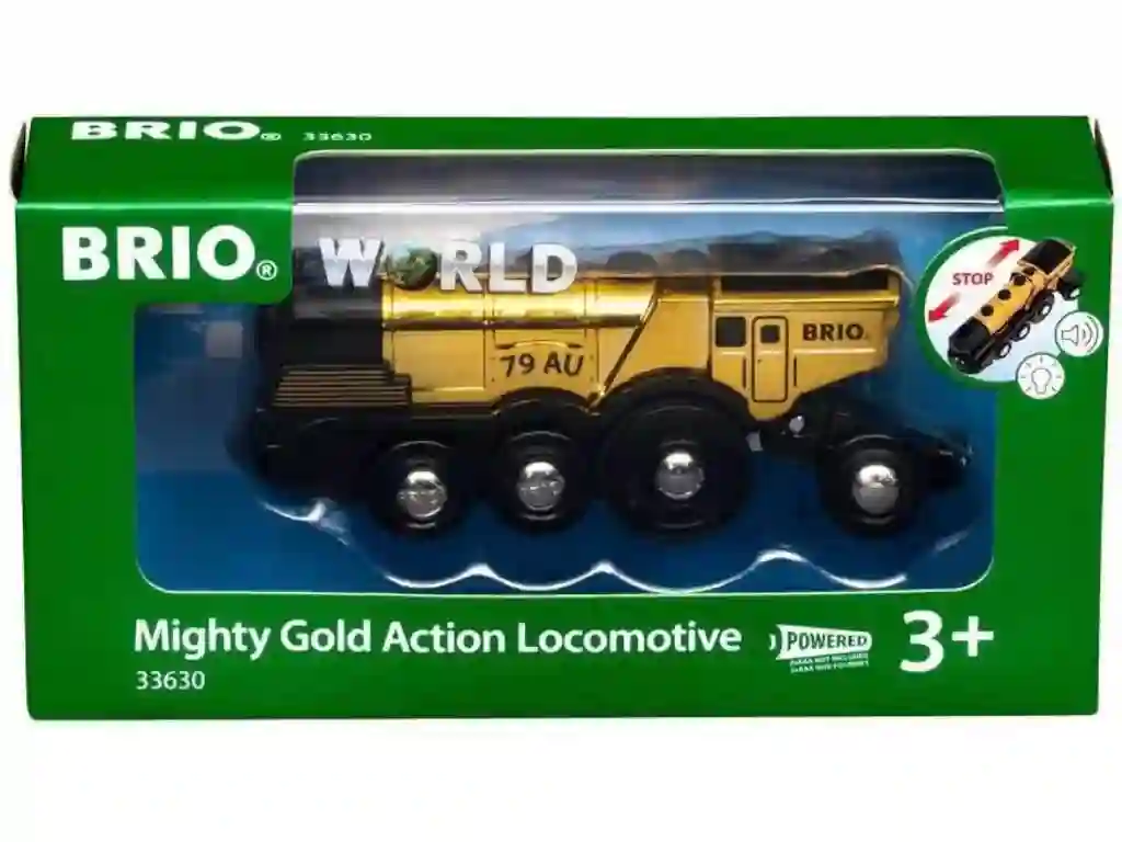 Brio® 33630 Locomotora de Acción Dorada