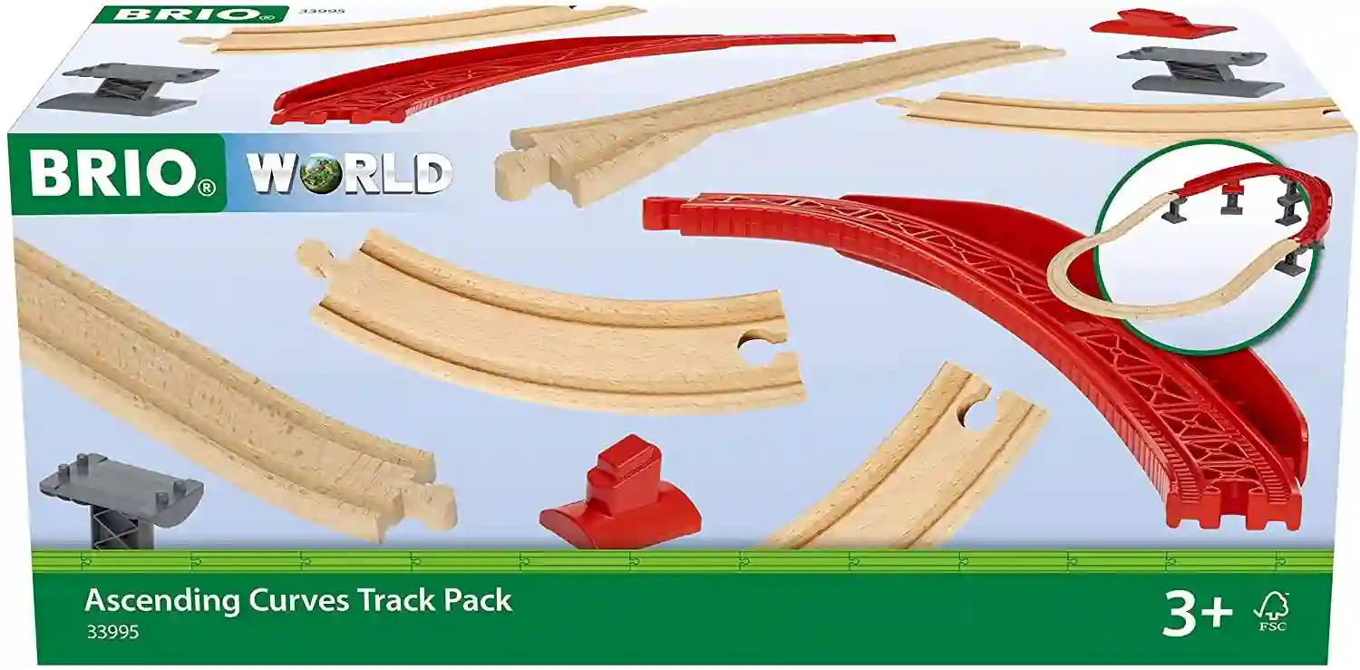 BRIO® 33995 Conjunto de Vías con Curvas Ascendentes