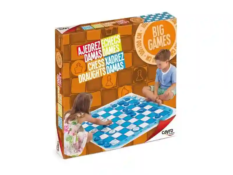 Cayro: Juego Damas-Ajedrez Gigante
