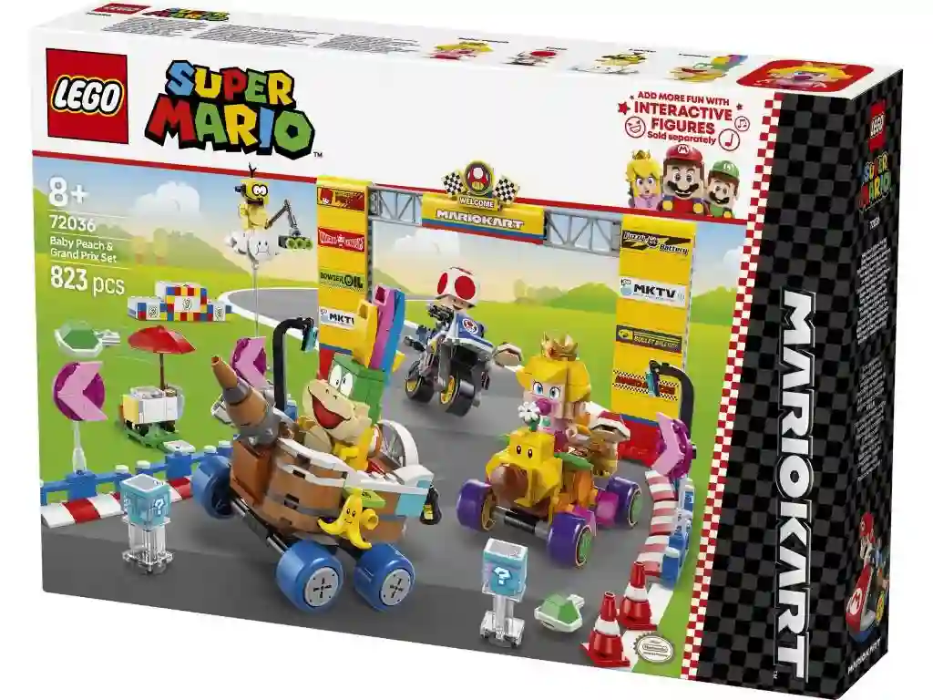LEGO® 72036 Mario Kart™: Set Bebé Peach y Grand Prix