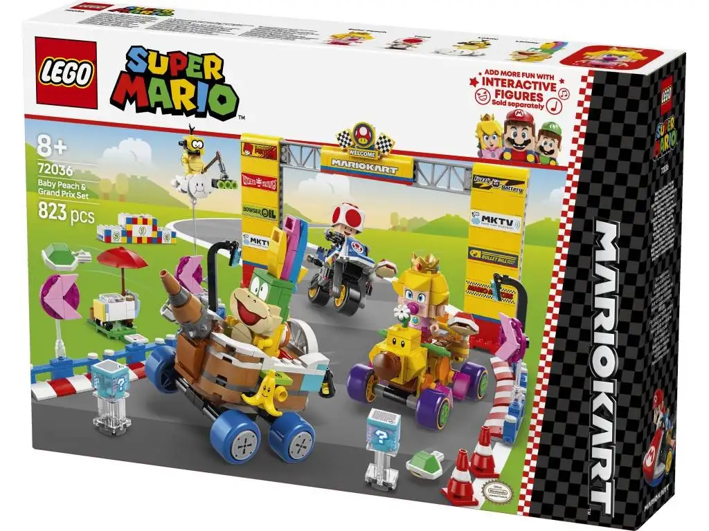 LEGO® 72036 Mario Kart™: Set Bebé Peach y Grand Prix