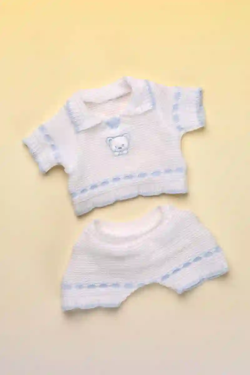 JB25052 Juanín Bebé Conjunto Punto Blanco