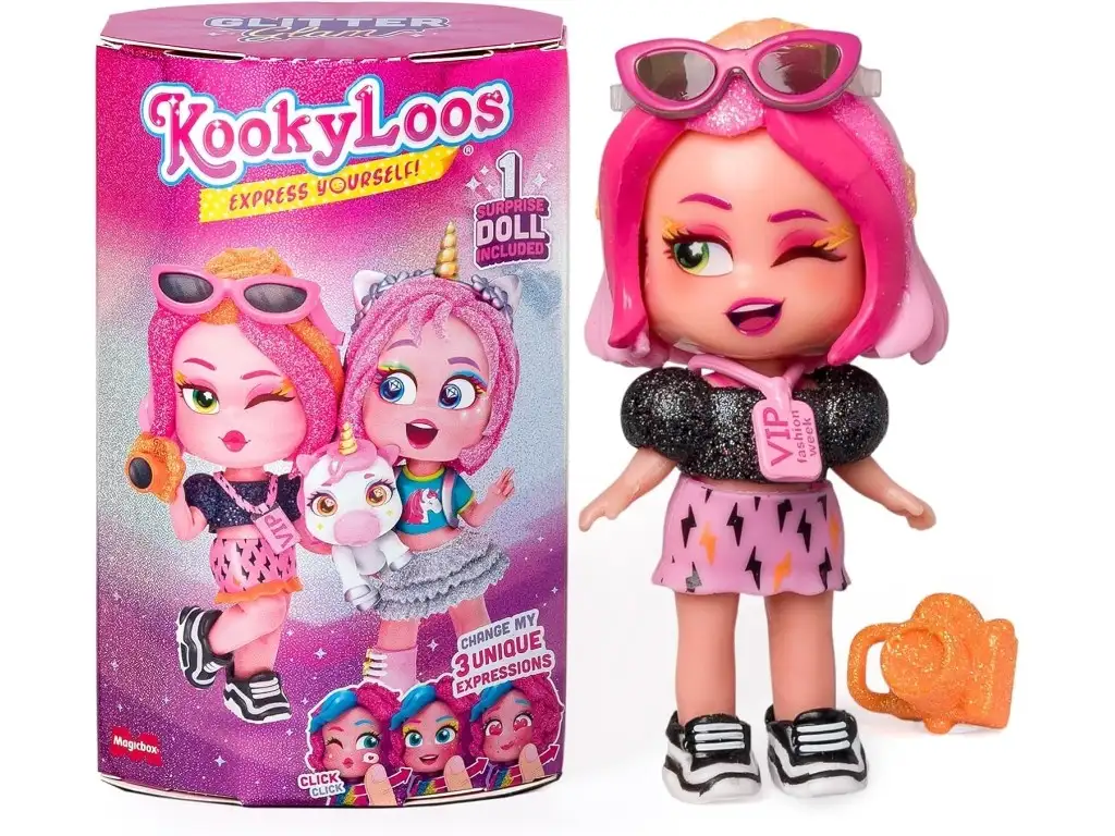 Kookyloos: Glitter Glam - Muñeca Sorpresa