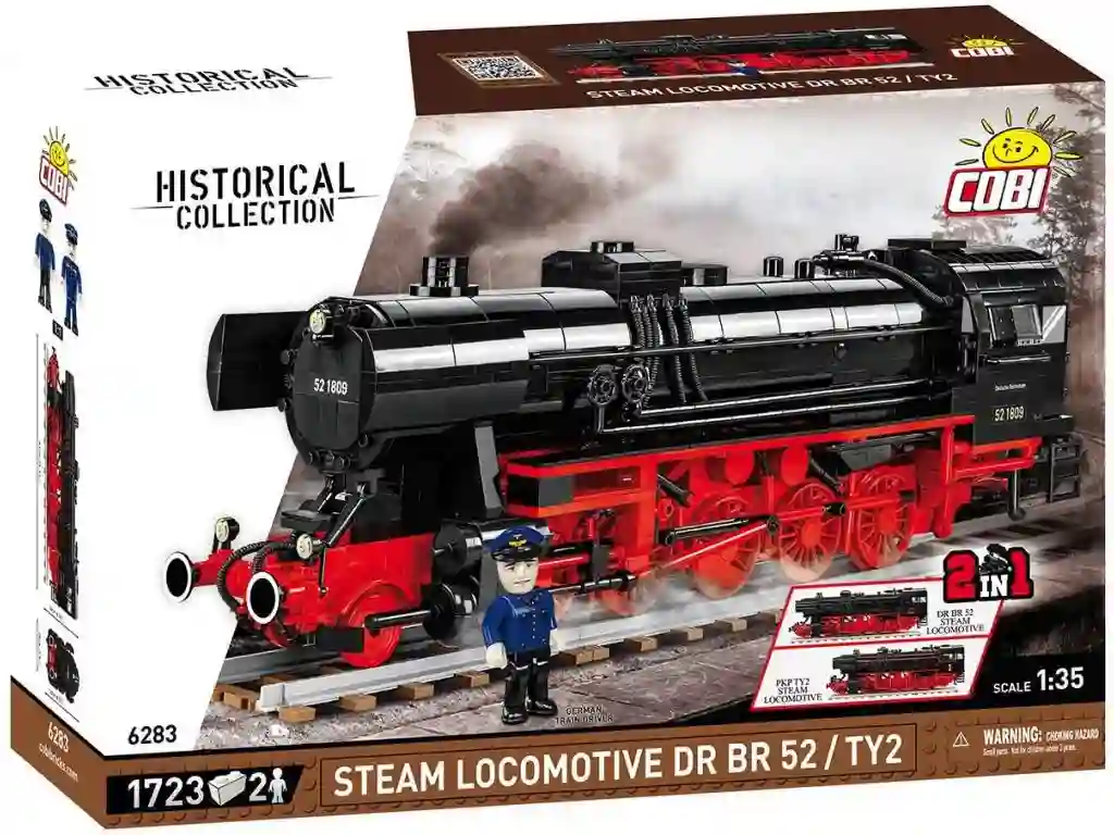 COBI 6283 Locomotora de vapor DR BR 52/TY2