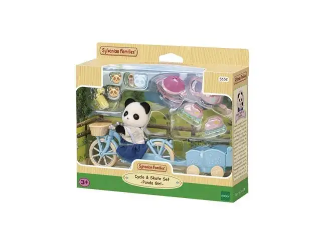 SF 5652 SET DE BICICLETA Y PATINAS, ROSALINA PANDA POOKIE