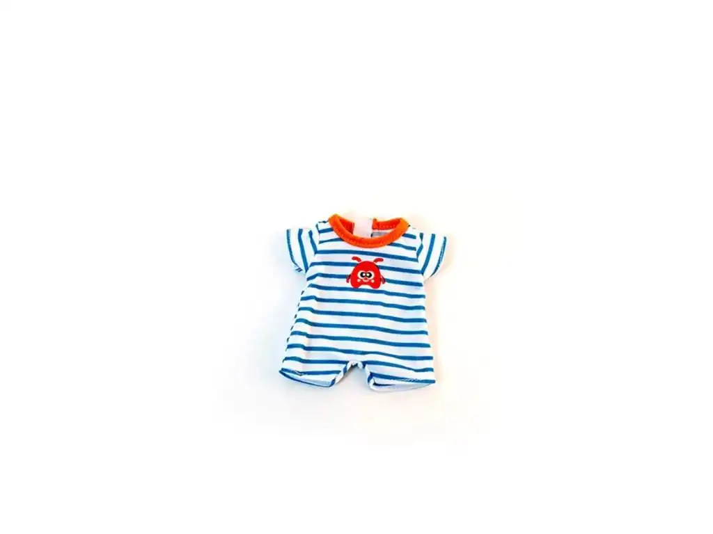 Ropa Pijama Verano a Rayas para Muñeco 21 cm