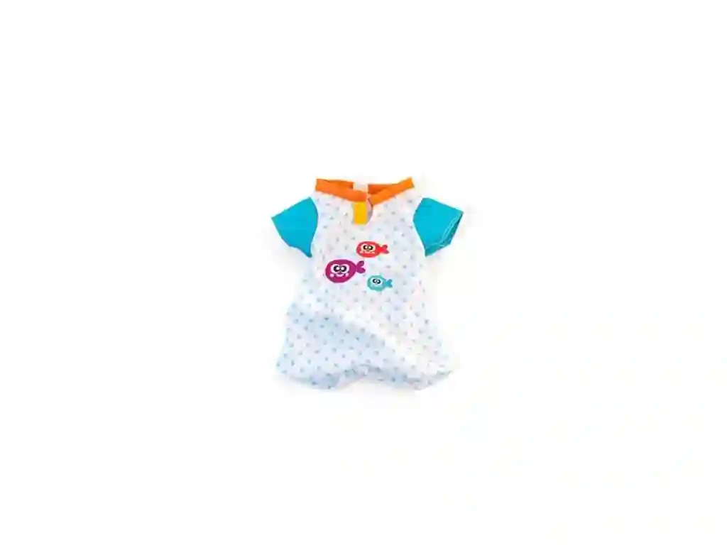 Ropa Pijama Verano Puntos Azul para Muñeco 32 cm