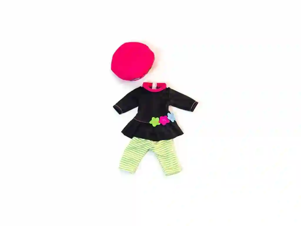 Ropa Conjunto frío Malla Rayas para Muñeco 32 cm