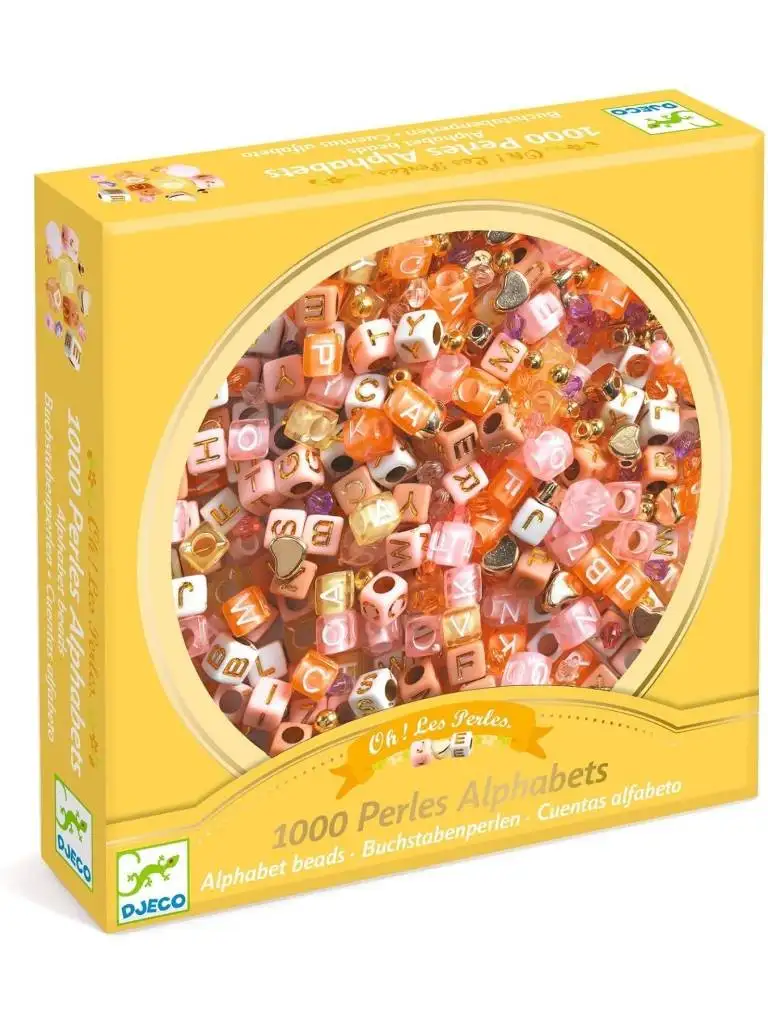 Djeco: Perlas Alfabeto Doradas
