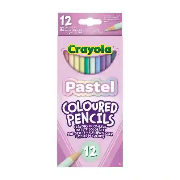 Crayola® 12 láPices de colores pastel