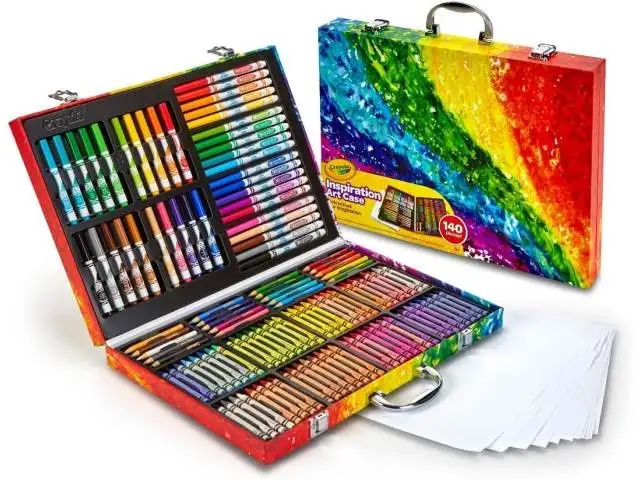 Crayola® Maletín del Artista Arcoíris 140 piezas