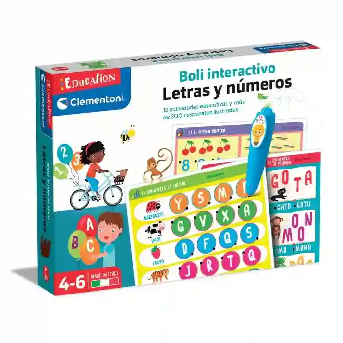 Clementoni: Boli Interactivo, Letras y Números