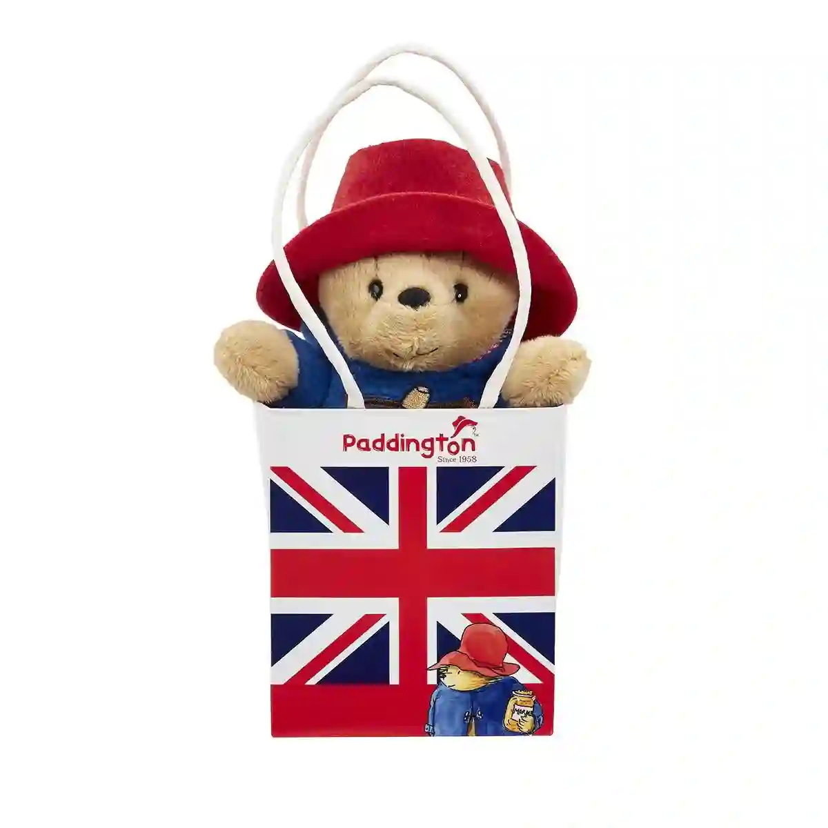 Oso Paddington Clásico en Bolsa Regalo Union Jack