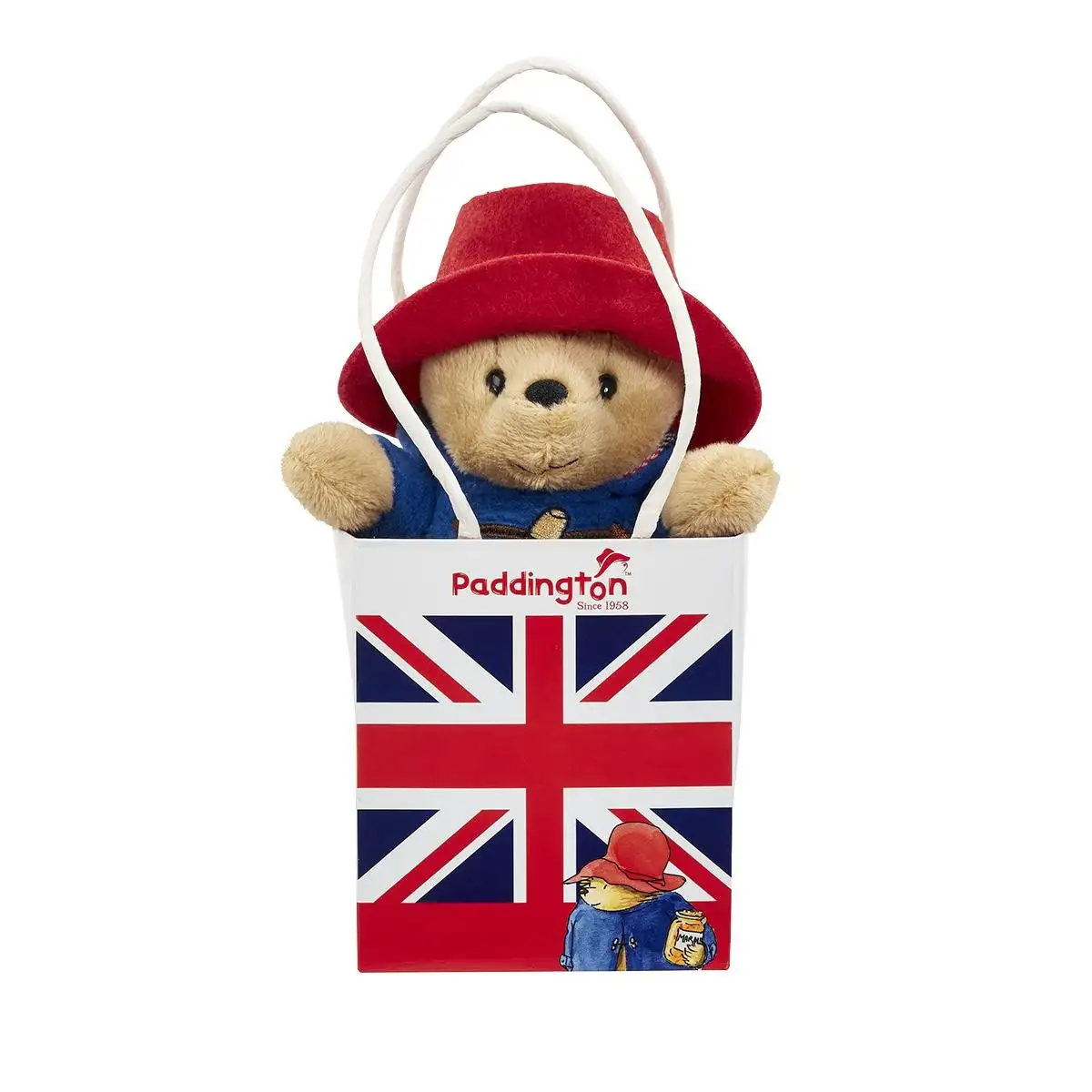 Oso Paddington Clásico en Bolsa Regalo Union Jack
