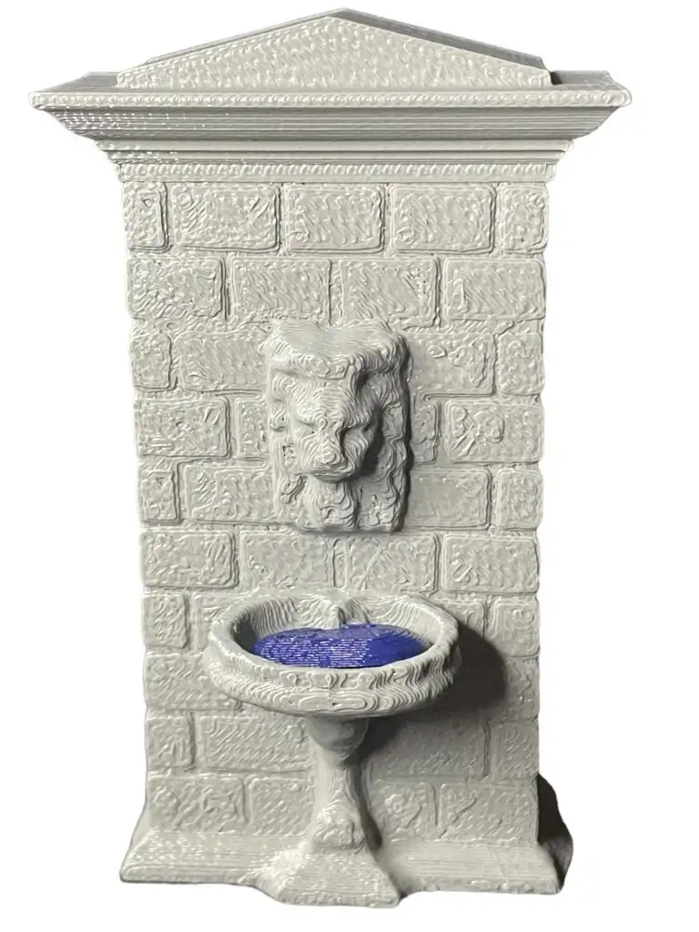 3D0013 Fuente de Pared Alta