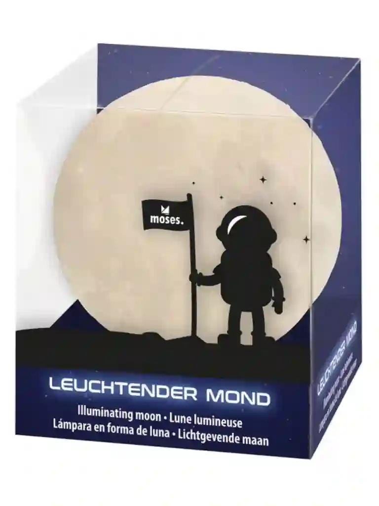 Moses: Lámpara en forma de Luna