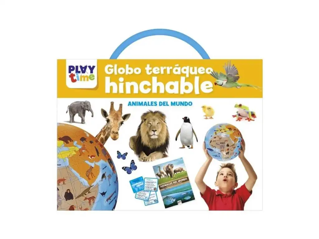 Imagiland: Globo Terráqueo Hinchable Animales del Mundo